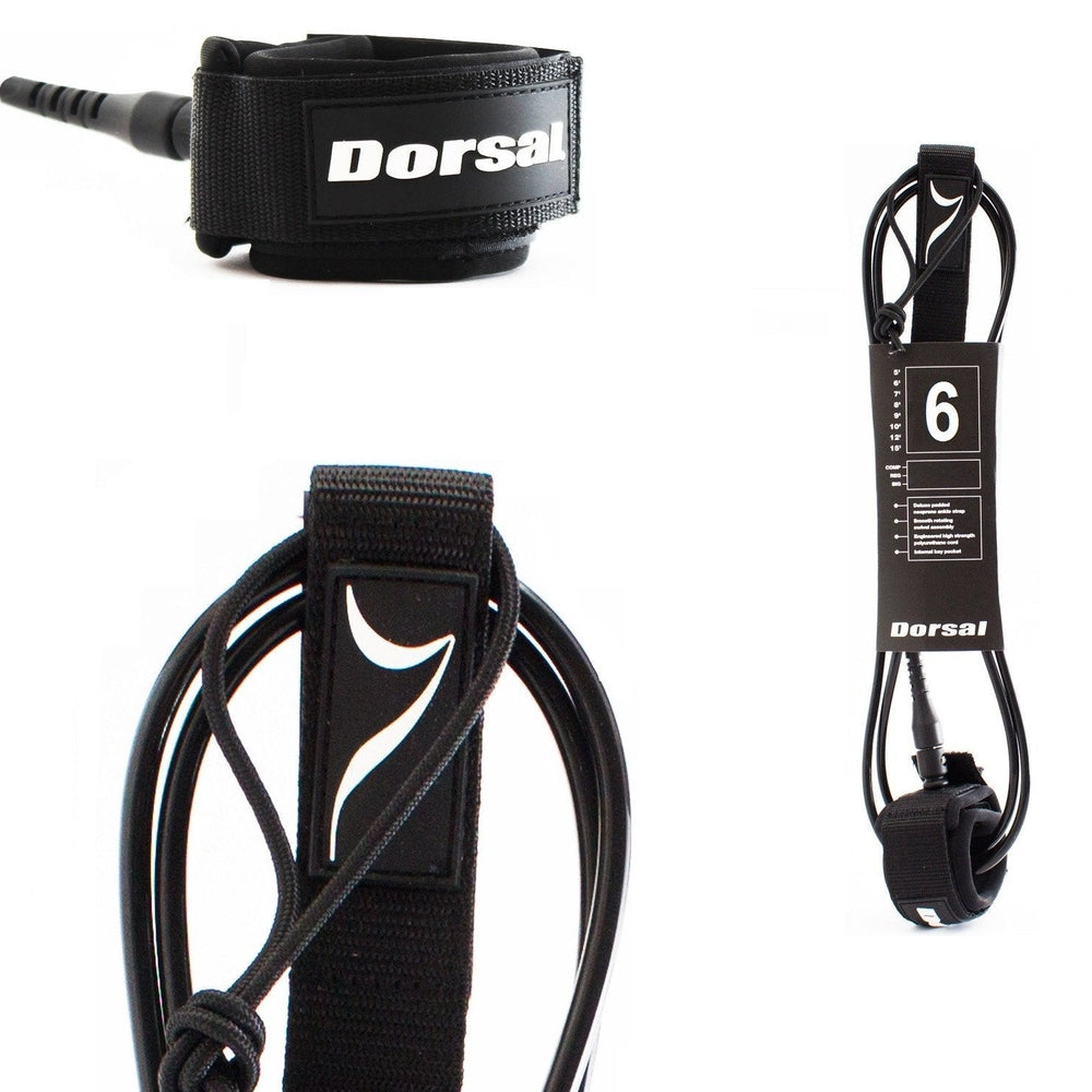 DORSAL Surf Leash for Surfboard Longboard SUP Leg Rope-0