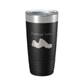 Portage Lake Map Tumbler Travel Mug Insulated Laser Engraved Coffee Cup Manistee County Michigan 20 oz-5