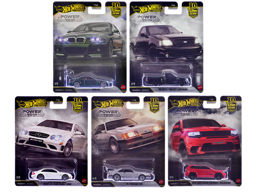 "Power Trip" 5 piece Set "Car Culture" 2026 Series R Diecast Model Cars by Hot Wheels