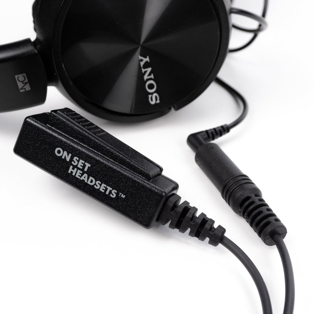 On Set Headsets™️ FilmPro Y Motorola M1 2-Pin Compatible Connector (Black)