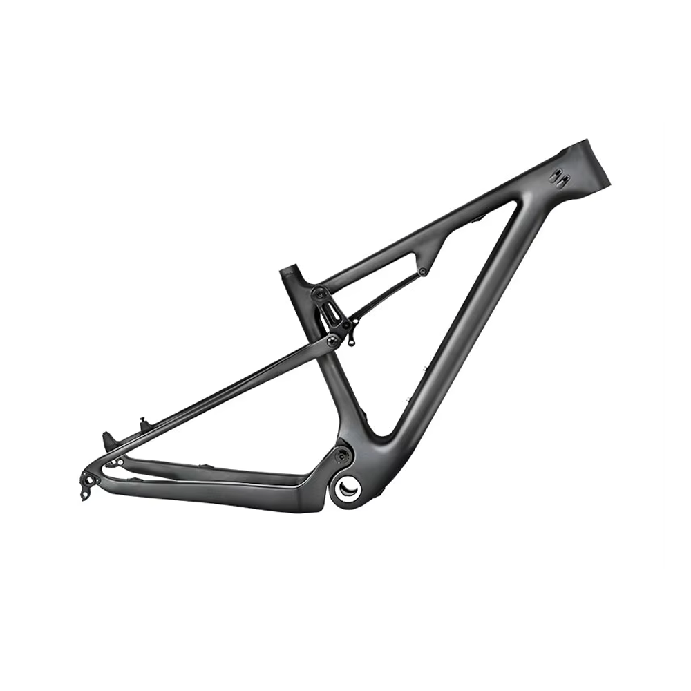 TWITTER OVERLORD Full Suspension Carbon MTB Frame – T800, 29"/27.5", AM, with DNM Rear SHOX, No Decals-1