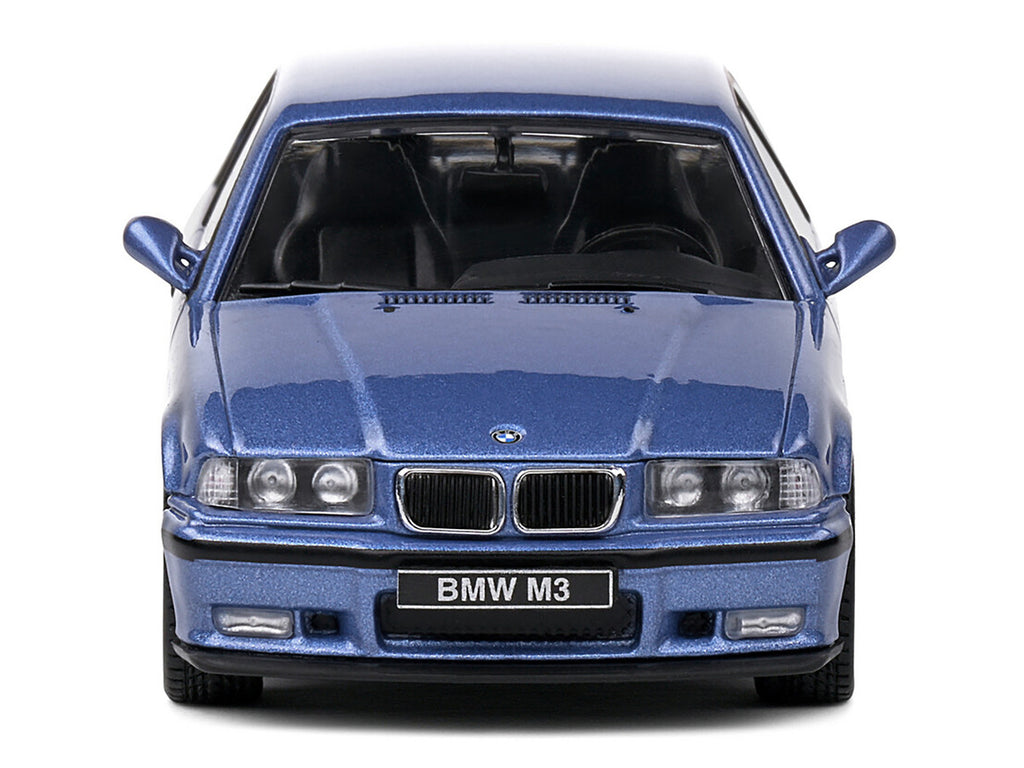 1999 BMW E36 M3 Coupe Estoril Blue Metallic 1/43 Diecast Model Car by Solido