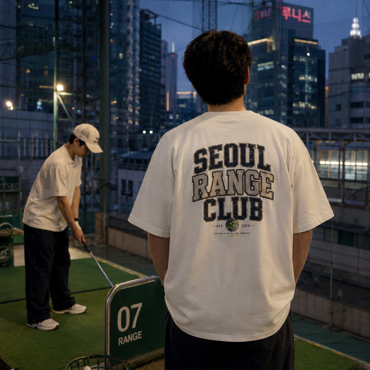 Seoul Range Club - Oversized T-shirt-1