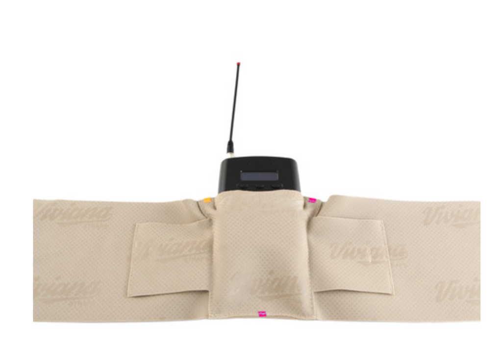 Viviana Extreme Waist Strap for Wireless Transmitter (Beige or Black - Extra Small, Small, Medium, Large, Extra Large)