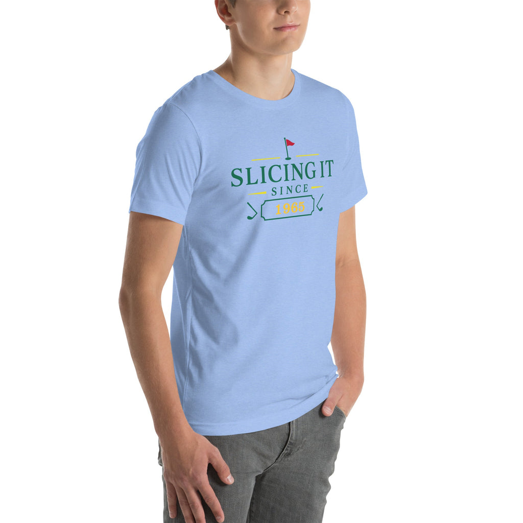 Slicing It Since "Year" - Custom T-shirt-1